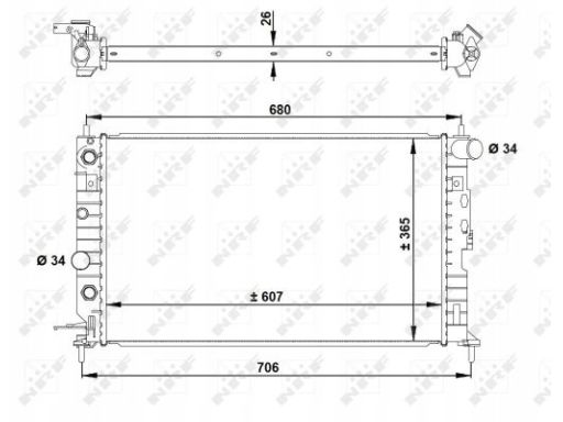 Chłodnica Silnika 50219A