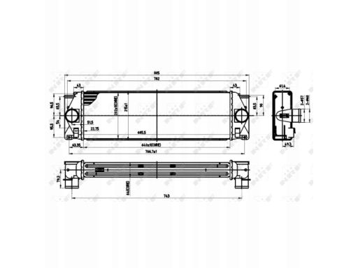 Chłodnica Powietrza Doładowującego 30310