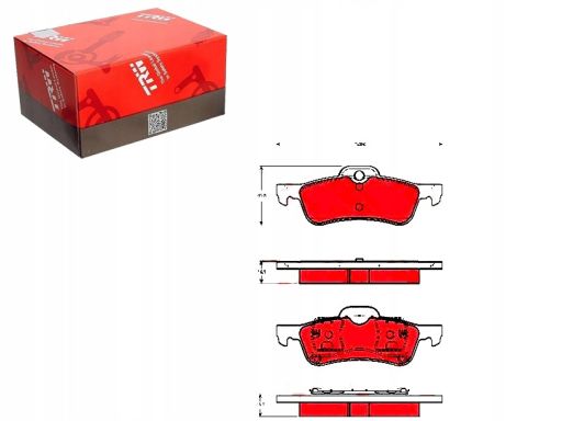 Klocek Hamulcowy Kpl. Gdb1477