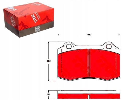 Klocek Hamulcowy Kpl. Gdb1513