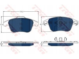 Klocek Hamulcowy Kpl. Gdb1691Bte