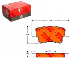Klocek Hamulcowy Kpl. Gdb1714