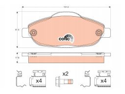 Klocek Hamulcowy Kpl. Gdb1761
