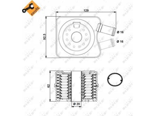 Chłodnica Oleju 31306