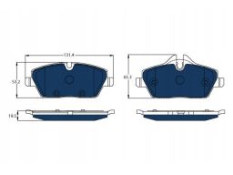 Klocek Hamulcowy Kpl. Gdb2038Bte