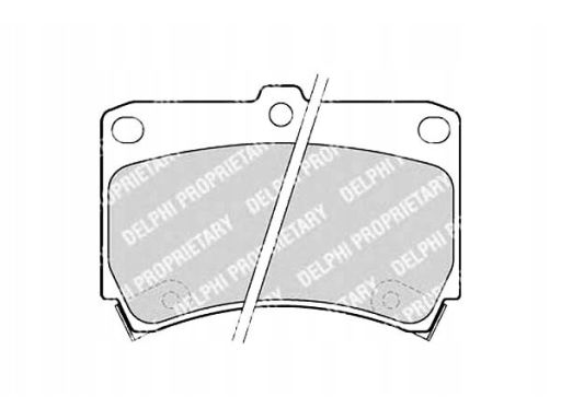 Klocek Hamulcowy Kpl. Lp743