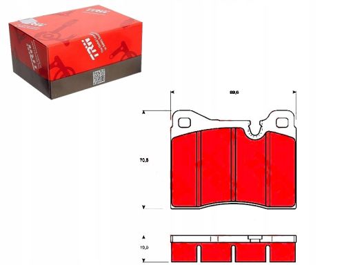 Klocek Hamulcowy Kpl. Gdb261