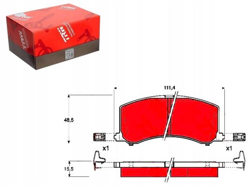 Klocek Hamulcowy Kpl. Gdb3091