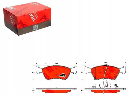 Klocek Hamulcowy Kpl. Gdb3163