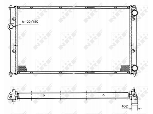 Chłodnica Silnika 50458