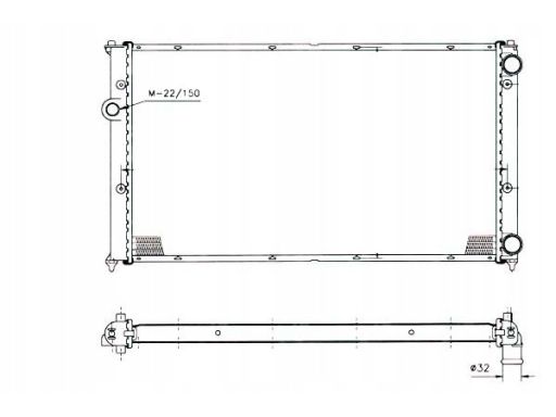 Chłodnica Silnika 50458