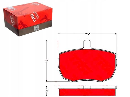 Klocek Hamulcowy Kpl. Gdb341
