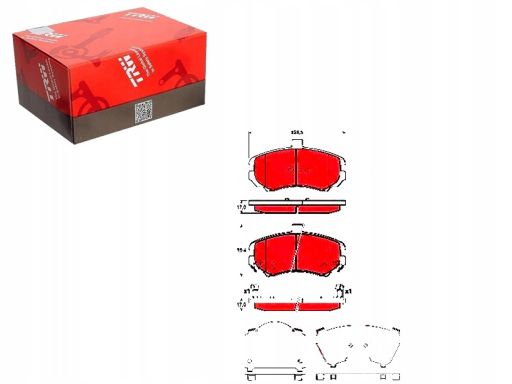Klocek Hamulcowy Kpl. Gdb3431