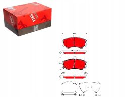 Klocek Hamulcowy Kpl. Gdb3431