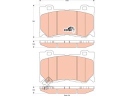 Klocek Hamulcowy Kpl. Gdb3505