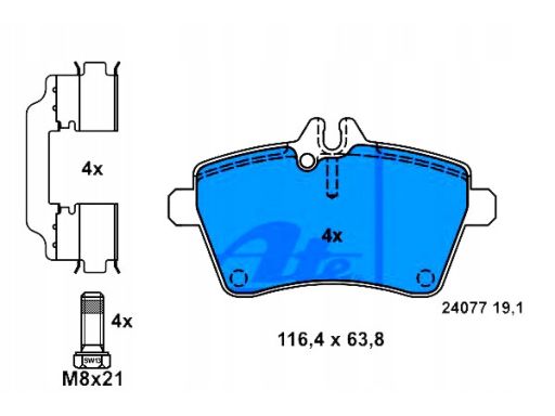 Klocek Hamulcowy Kpl. 13.0460-2711.2