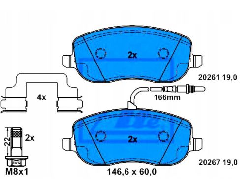 Klocek Hamulcowy Kpl. 13.0460-2863.2