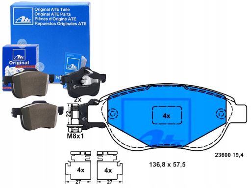 Klocek Hamulcowy Kpl. 13.0460-3966.2