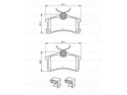 Klocek Hamulcowy Kpl. 0 986 494 274