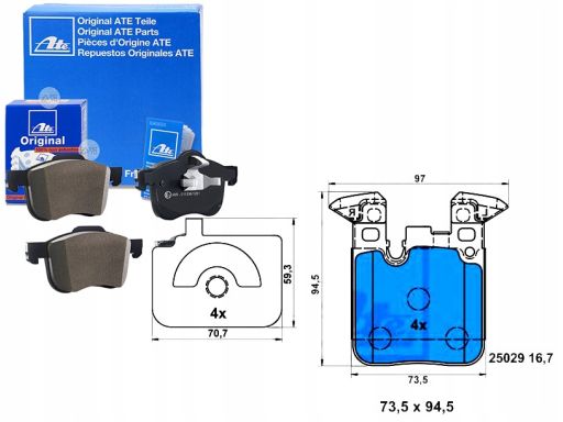 Klocek Hamulcowy Kpl. 13.0460-4874.2