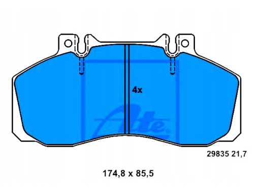 Klocek Hamulcowy Kpl. 13.0460-6015.2