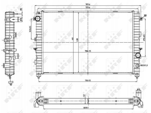 Chłodnica Silnika 53197