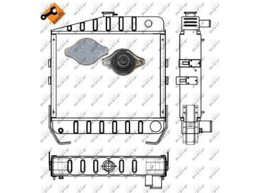 Chłodnica Silnika 53657