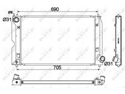 Chłodnica Silnika 53765