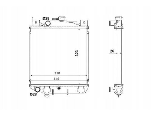 Chłodnica Silnika 53881