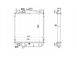 Chłodnica Silnika 53881
