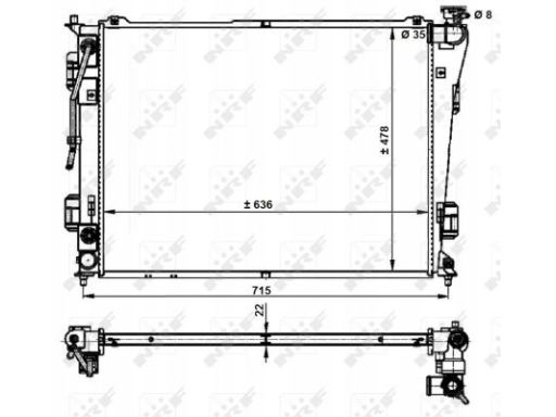 Chłodnica Silnika 59200
