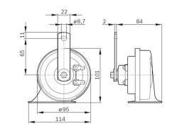 Sygnał Dźwiękowy/Fanfara 0 986 Ah0 501
