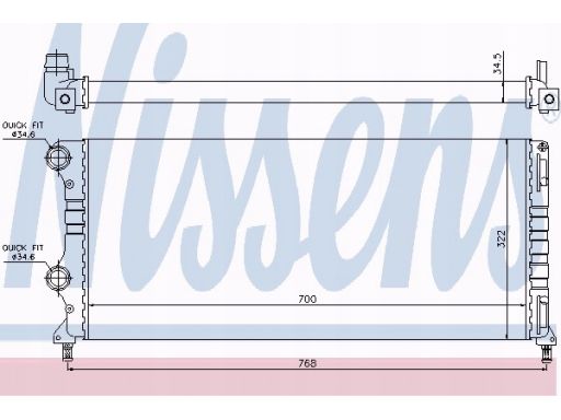 Chłodnica Silnika 61765