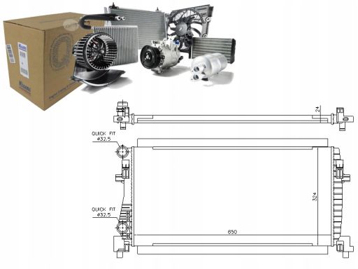 Chłodnica Silnika 65317