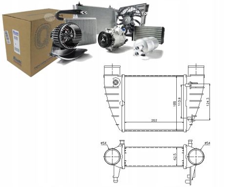 Chłodnica Powietrza Doładowującego 96426
