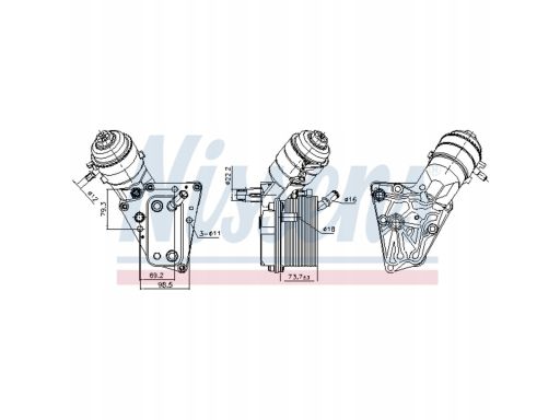 Chłodnica Oleju 91347