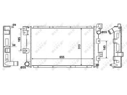 Chłodnica Silnika 58061