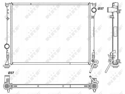 Chłodnica Silnika 53041
