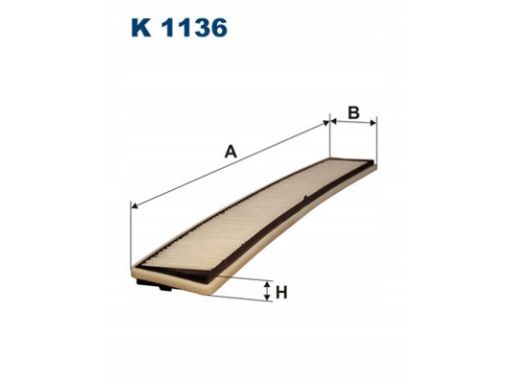 Filtr Kabiny K 1136