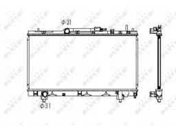 Chłodnica Silnika 53347