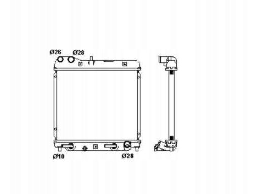 Chłodnica Silnika 53408