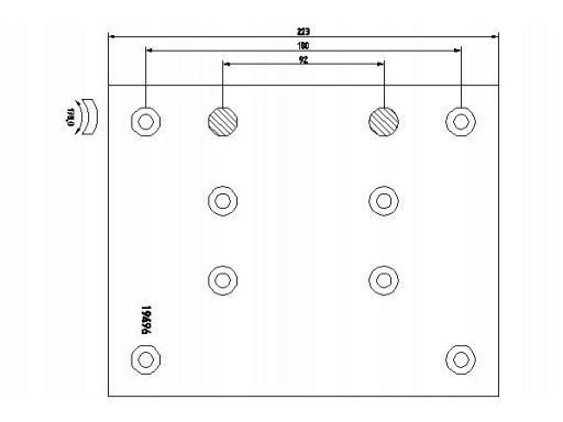 Okładzina Szczęki Hamulcowej 1949605