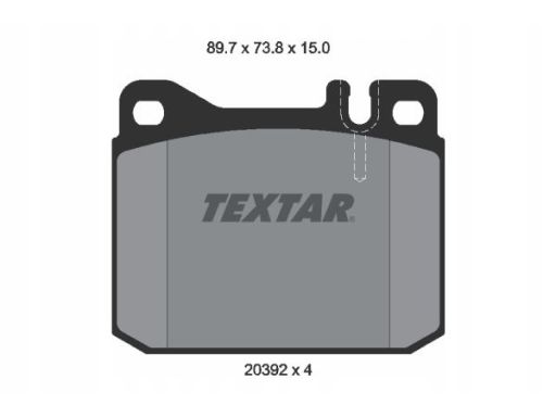 Klocek Hamulcowy Kpl. 2039204