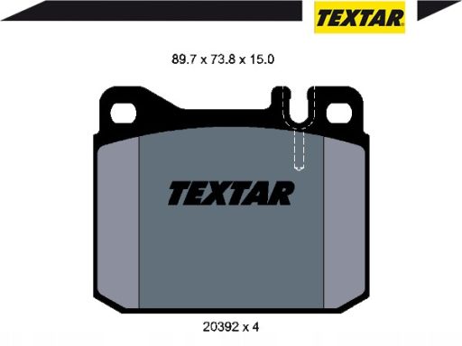 Klocek Hamulcowy Kpl. 2039204