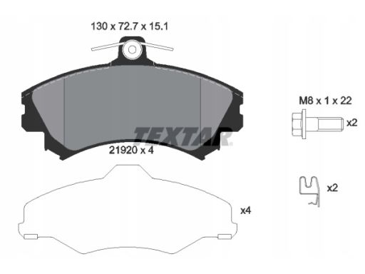 Klocek Hamulcowy Kpl. 2192001