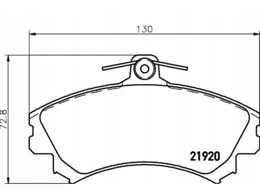 Klocek Hamulcowy Kpl. 2192001