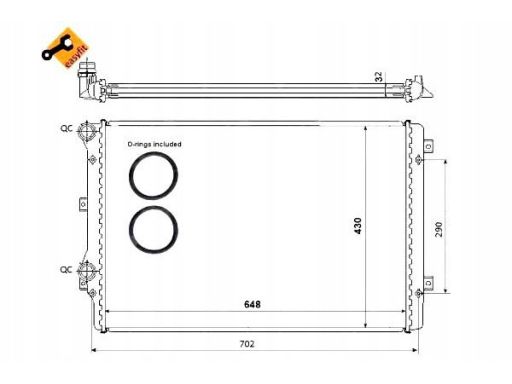 Chłodnica Silnika 53816
