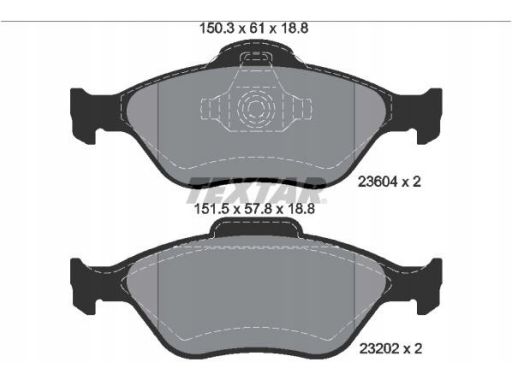 Klocek Hamulcowy Kpl. 2360406