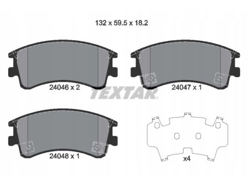 Klocek Hamulcowy Kpl. 2404601