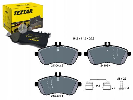 Klocek Hamulcowy Kpl. 2430601